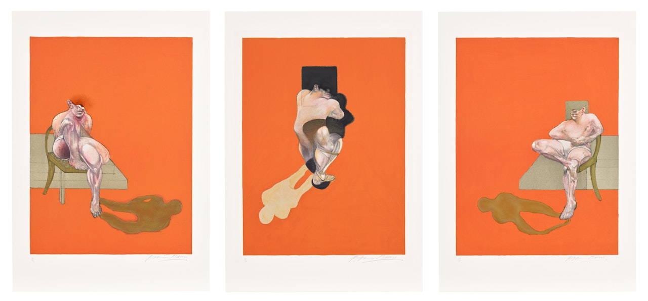 Triptych (after, Triptych, 1983) (S. 17, T. 14) by Francis Bacon