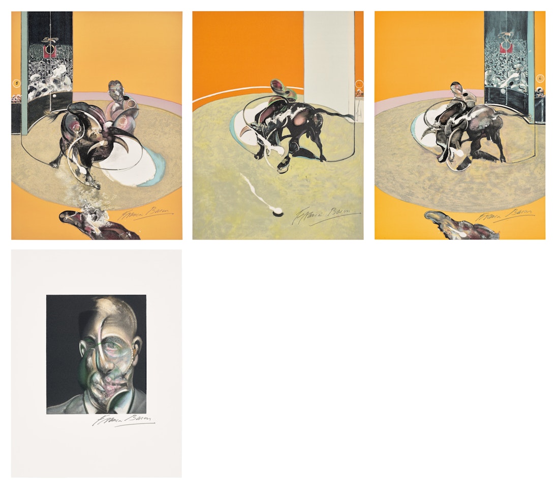 Miroir de la tauromachie (Mirror of the Bullfight) (S. 29-30, T. 37) by Francis Bacon