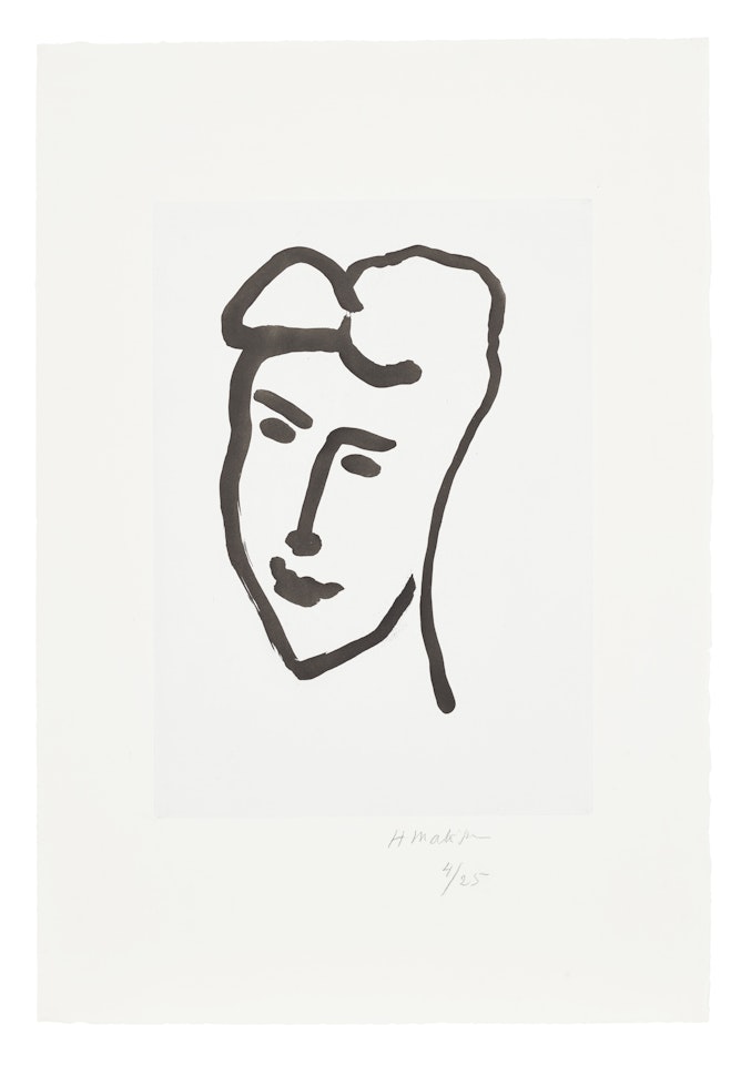 Visage de jeune femme (Face of a Young Woman) (D. 790) by Henri Matisse