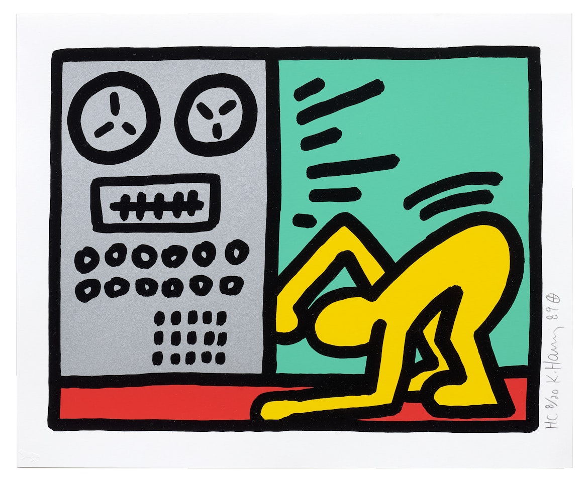 Pop Shop III: one print (L. p. 145) by Keith Haring