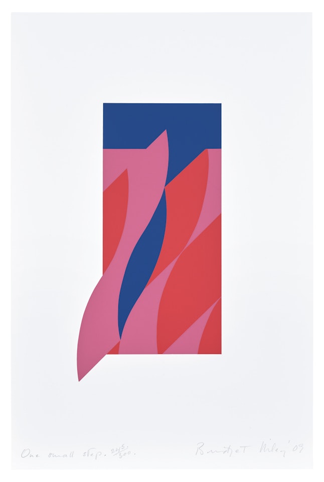 One Small Step (S. 70, T. & G. 70) by Bridget Riley