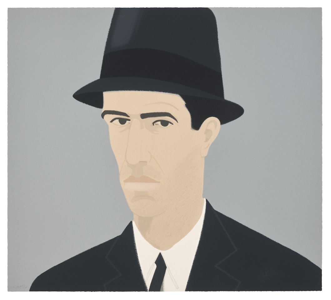 Alex Katz, Self-Portrait (Passing), from Alex and Ada, the 1960s to the 1980s (S. 242) by Alex Katz