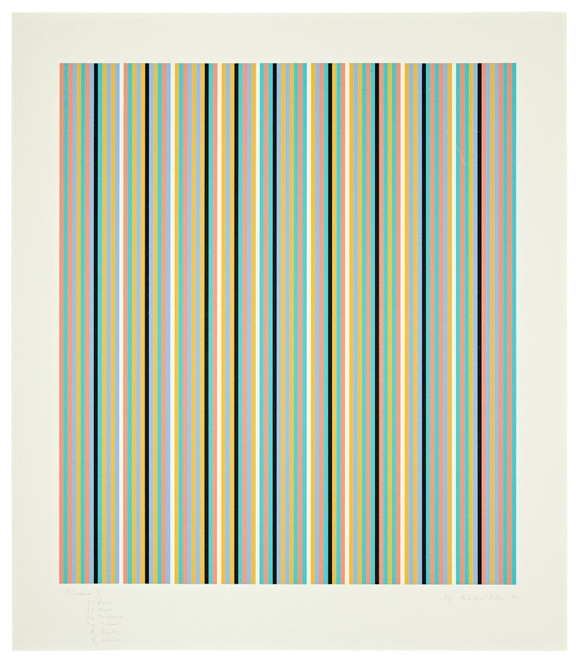 Silvered 2 by Bridget Riley