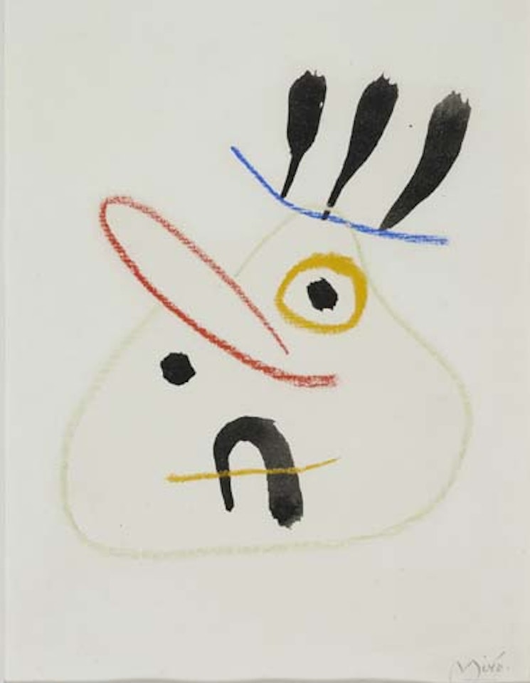 Tête d'Ubu by Joan Miró