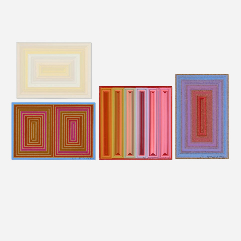 Annual Editions (four works) by Richard Anuszkiewicz