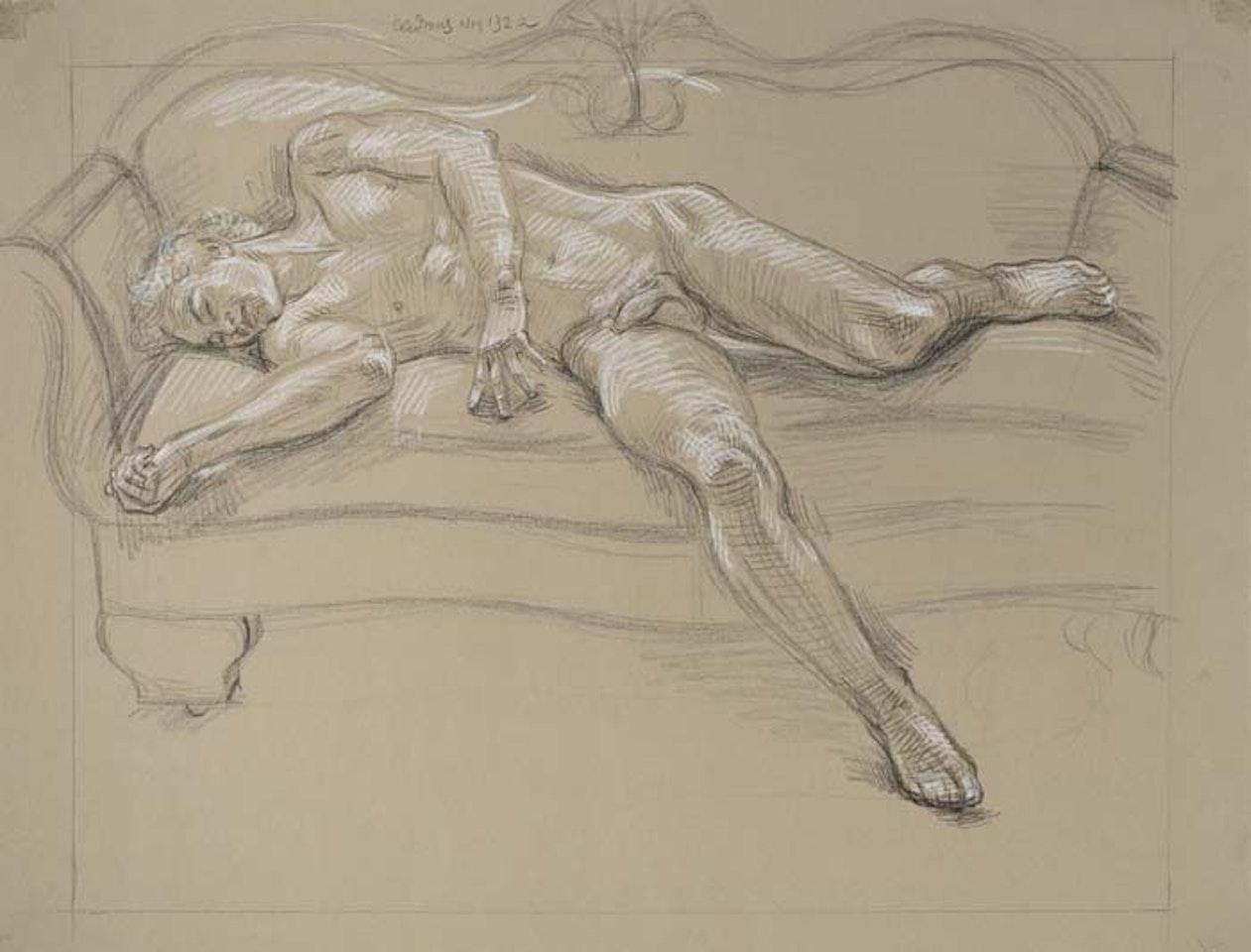 Jon sleeping by Paul Cadmus