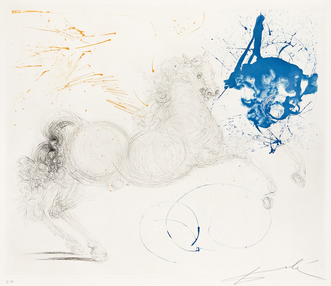Pegasus . by Salvador Dali