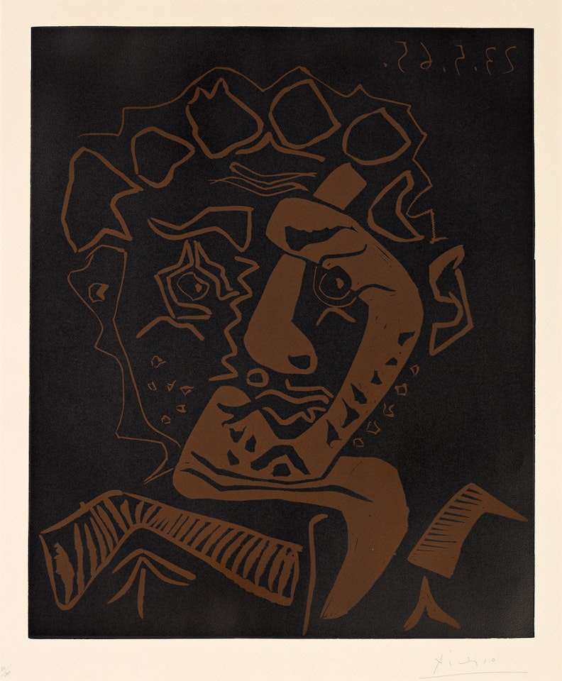 Tête d"Histrion (Le Danseur) by Pablo Picasso