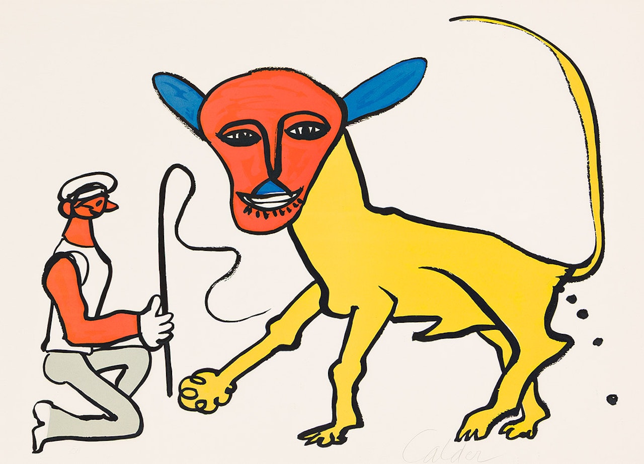 Lion Tamer. by Alexander Calder