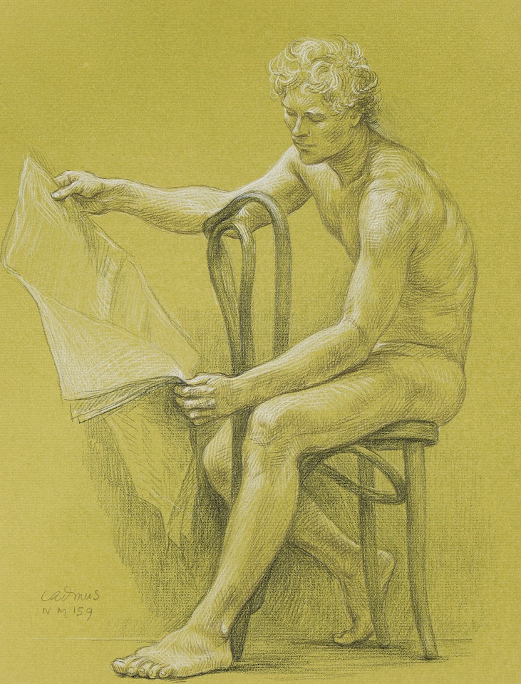 Male Nude (NM 159) . by Paul Cadmus