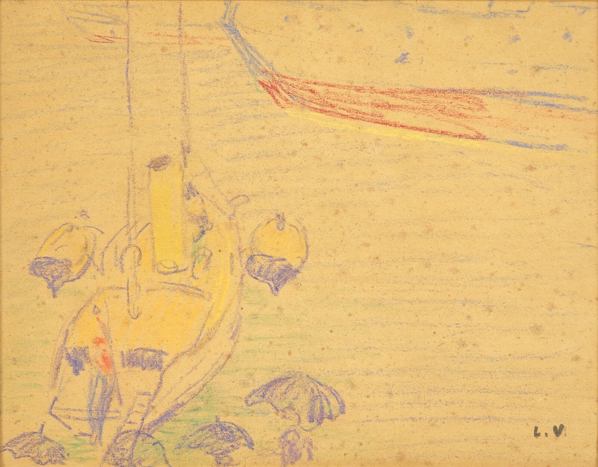 Boats in a Harbor by Louis Valtat