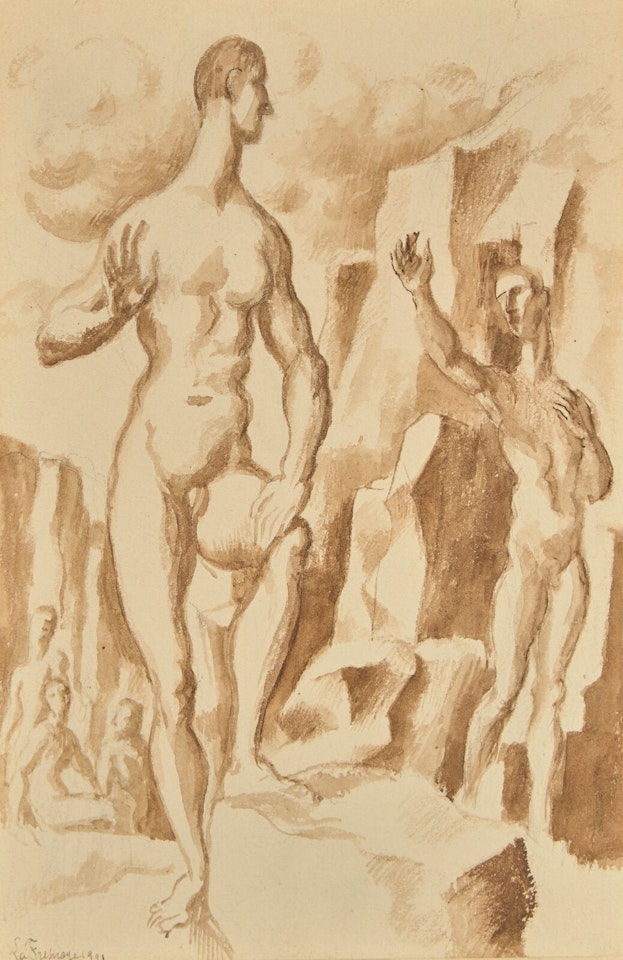 Étude pour Hommage au Greco by Roger de la Fresnaye