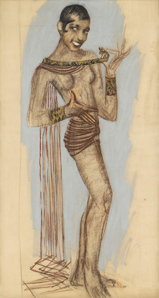 Study of Joséphine Baker by Jean Dunand