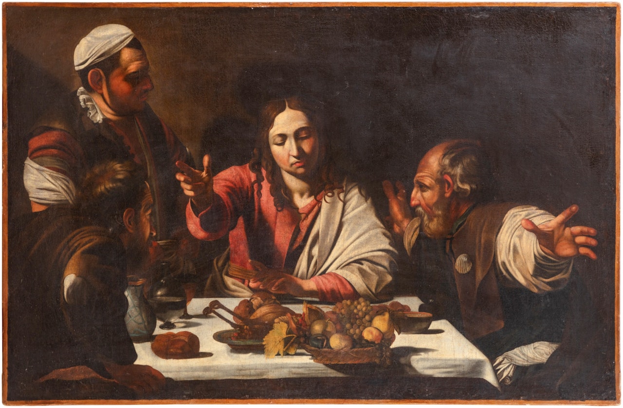 Supper at Emmaus by Italian School