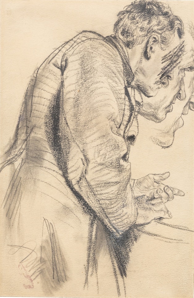 Study of man by Adolph Menzel