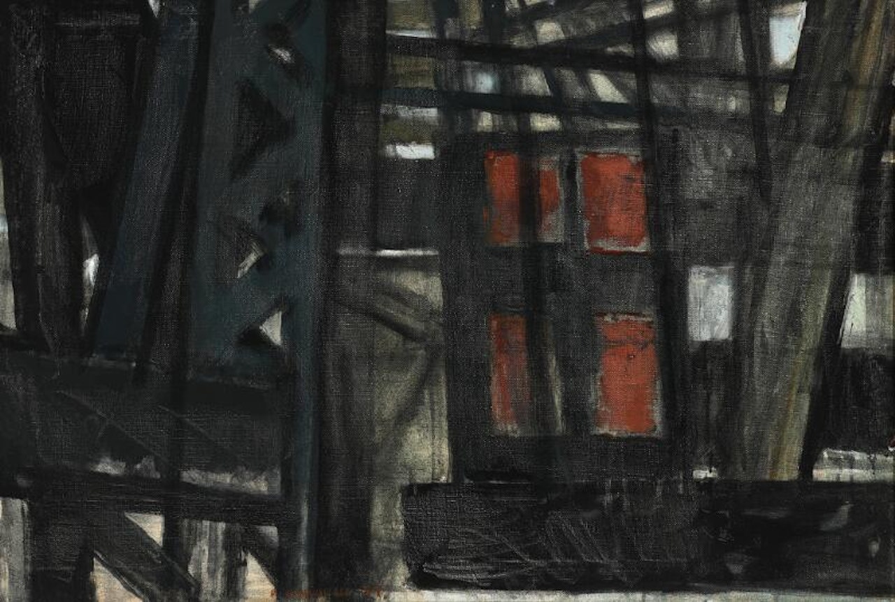 “Detalje af broen”, (Detail of the bridge) by Preben Hornung