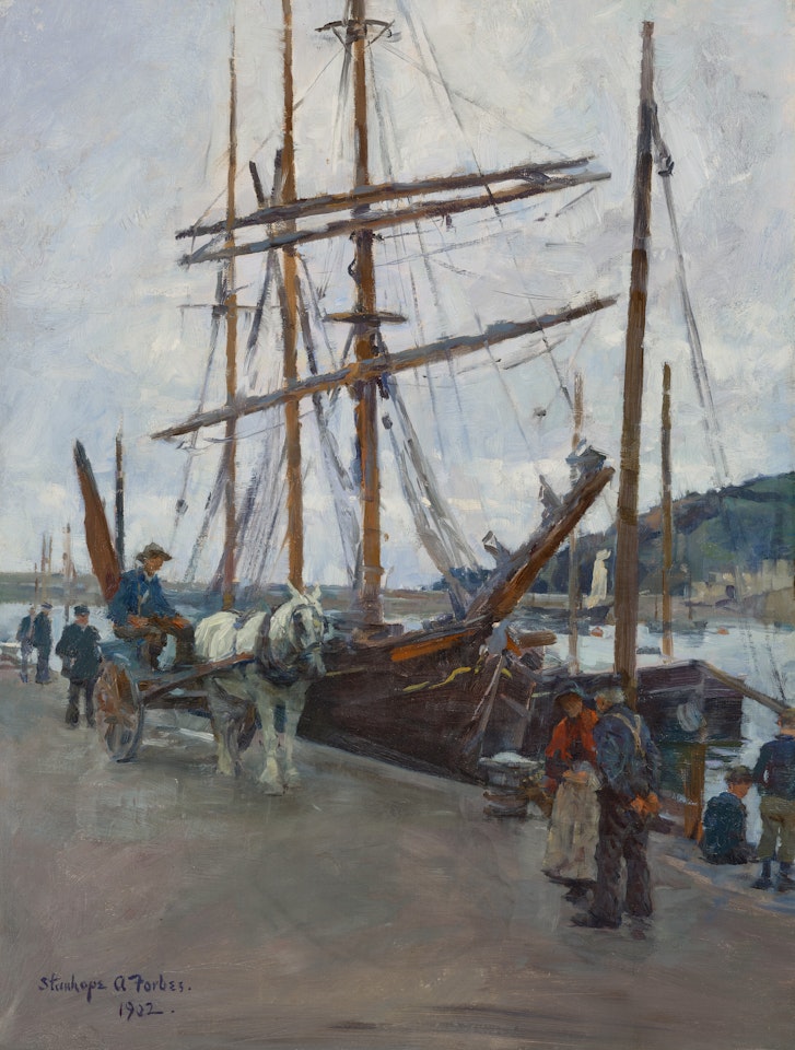 The harbour, Newlyn by Stanhope Alexander Forbes