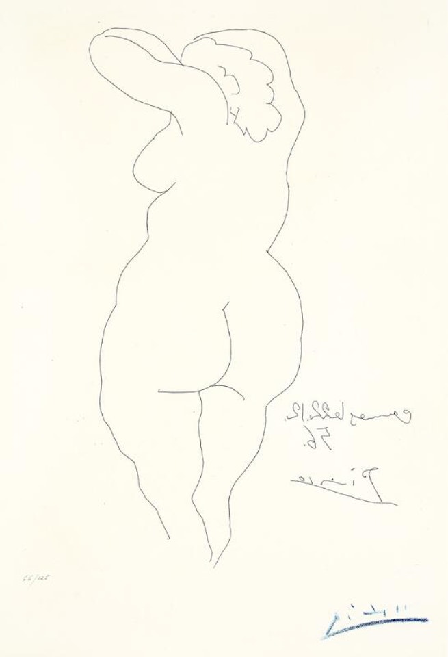 “Femme vue de dos” by Pablo Picasso