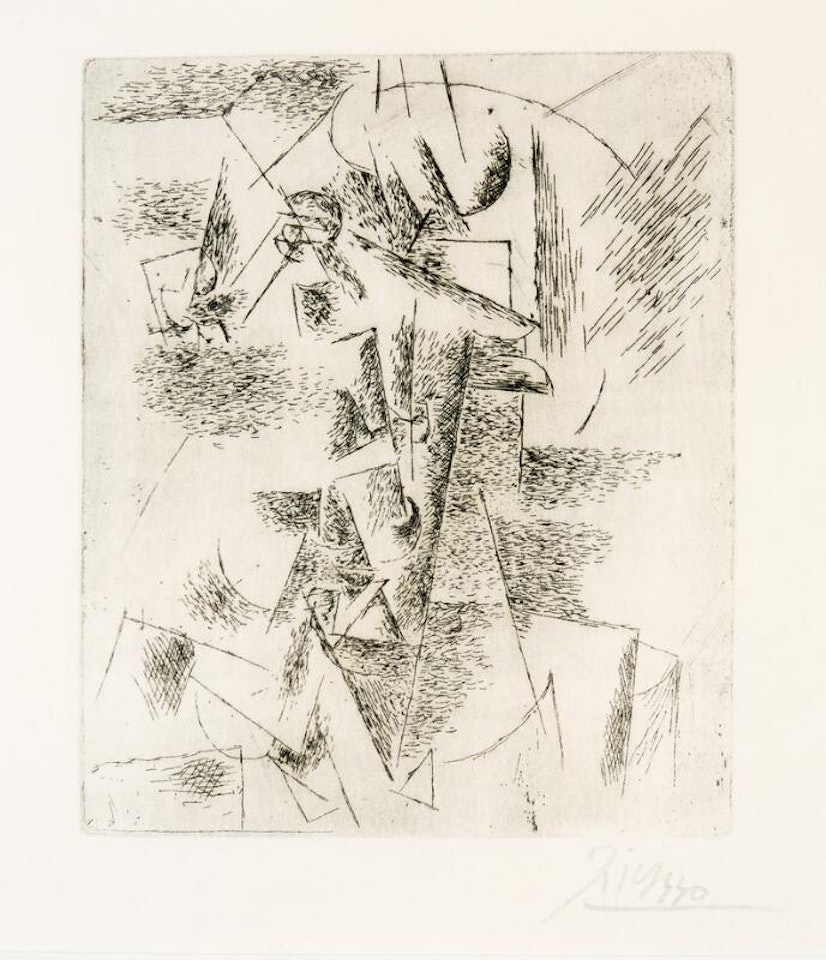 “Tete d"homme a la Pipe” by Pablo Picasso