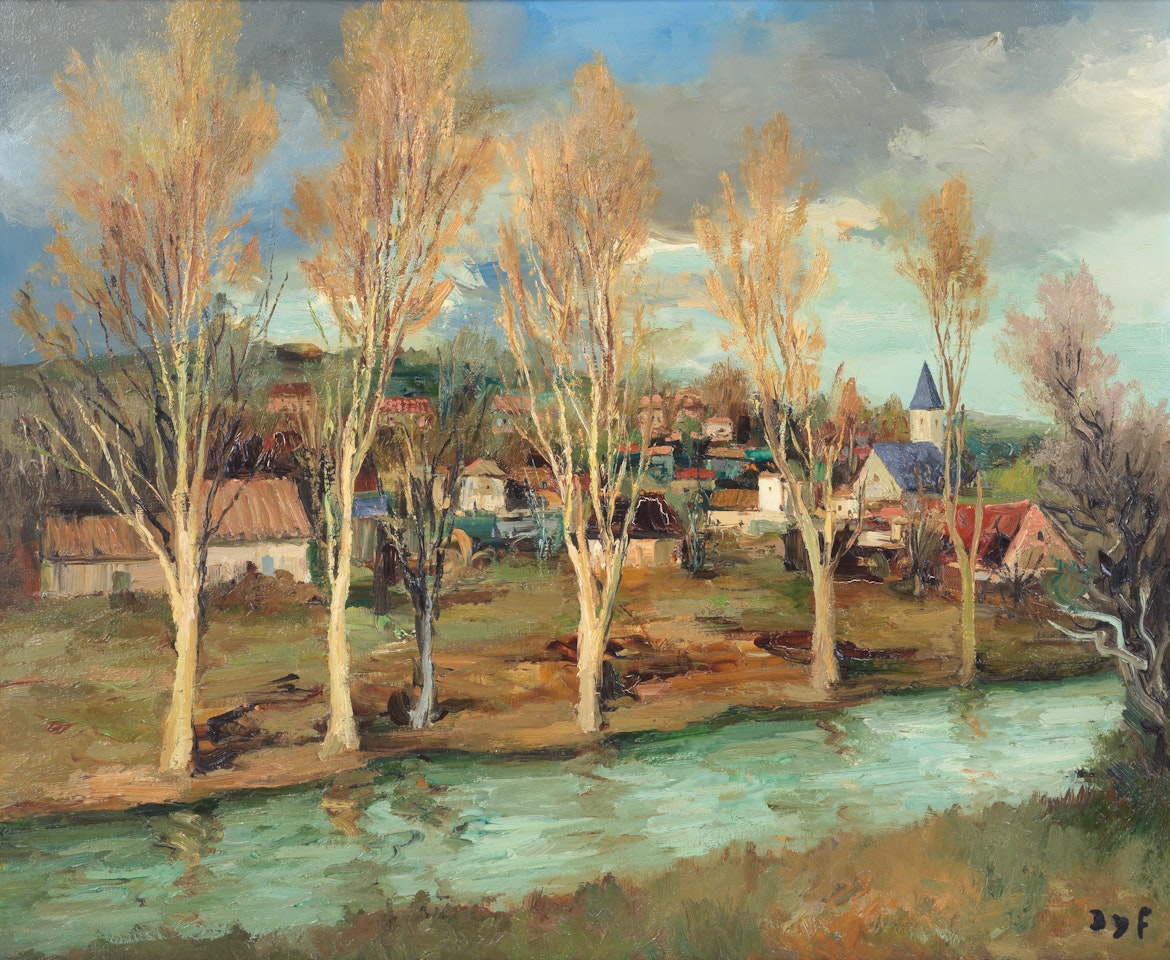 La Mauldre à Neauphle-le-Château by Marcel Dyf