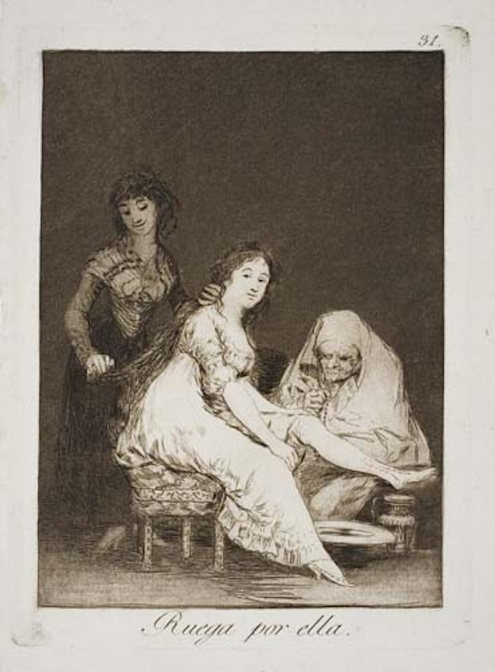 Reuga por ella by Francisco José de Goya