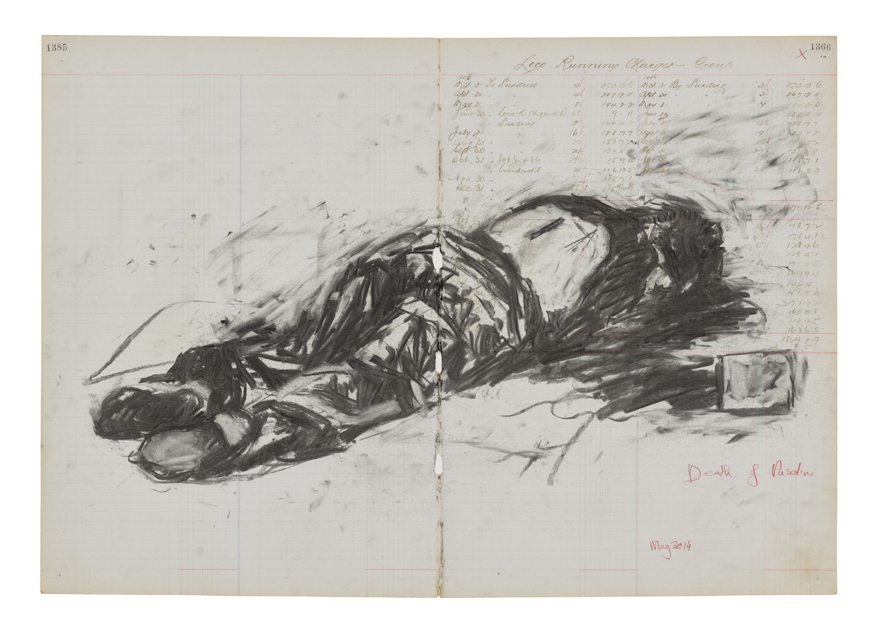 Death of Pasolini by William Kentridge