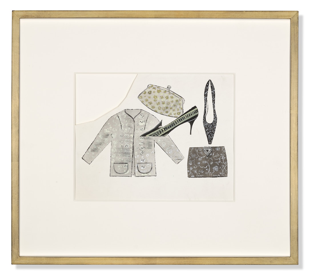 Jacket, Shoes and Two Purses by Andy Warhol