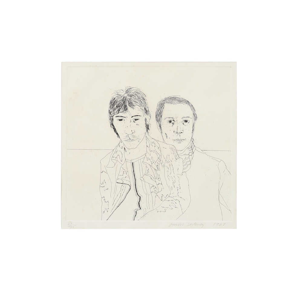 Ossie and Mo (Scottish Arts Council 66; M.C.A. Tokyo 64) by David Hockney