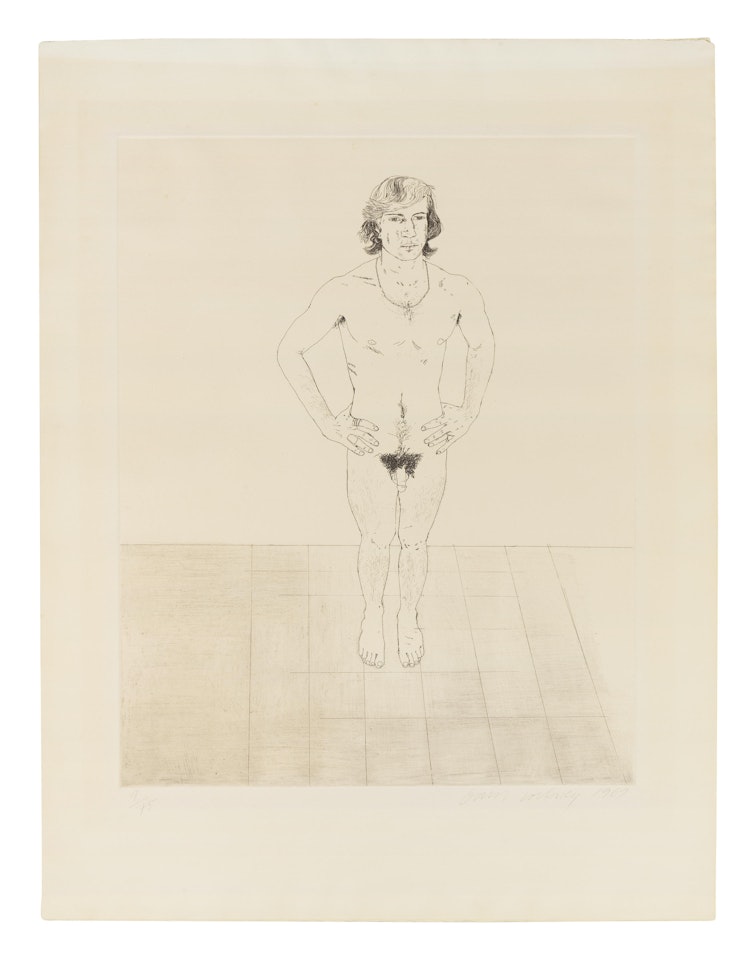Peter (Scottish Arts Council 110; M.C.A. Tokyo 107) by David Hockney