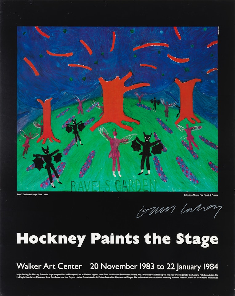 Hockney Paints the Stage (Baggott 88) by David Hockney