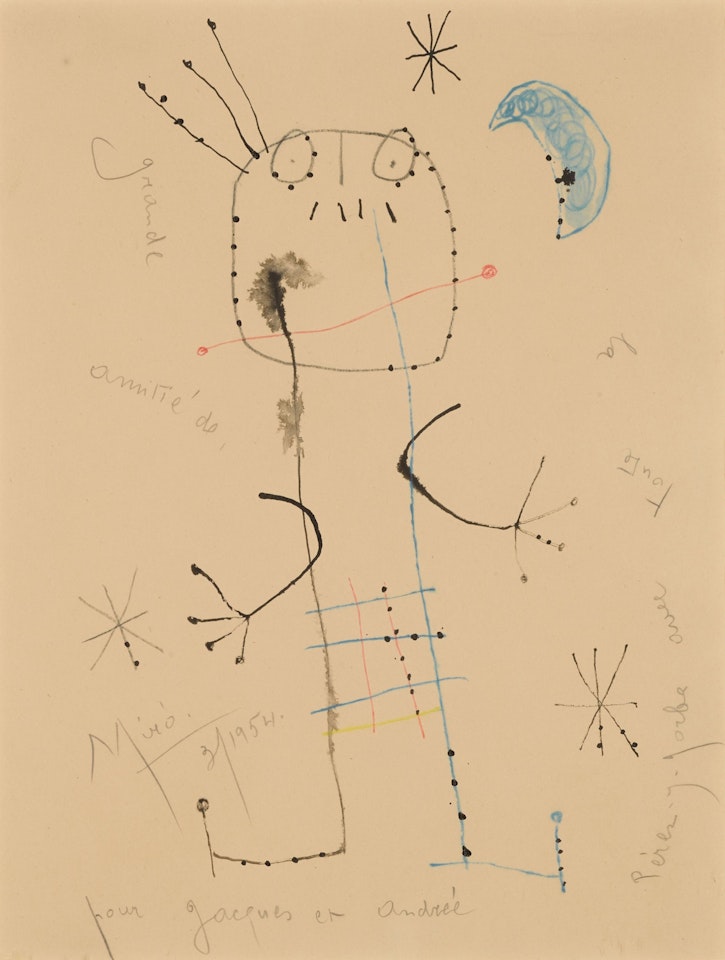 La Grande amulette by Joan Miró