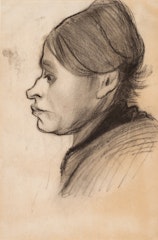 Head of a Peasant Woman, Left Profile