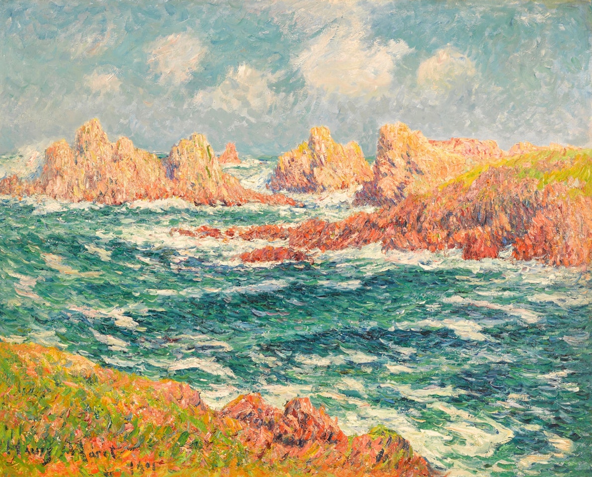 Côte rocheuse by Henry Moret