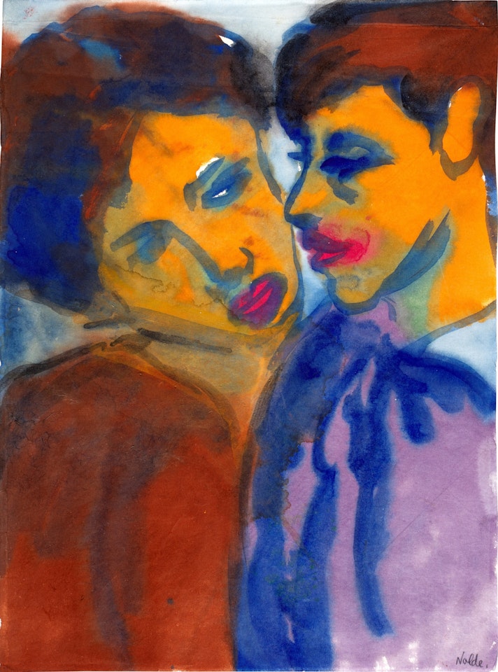 Liebespaar (Lovers) by Emil Nolde