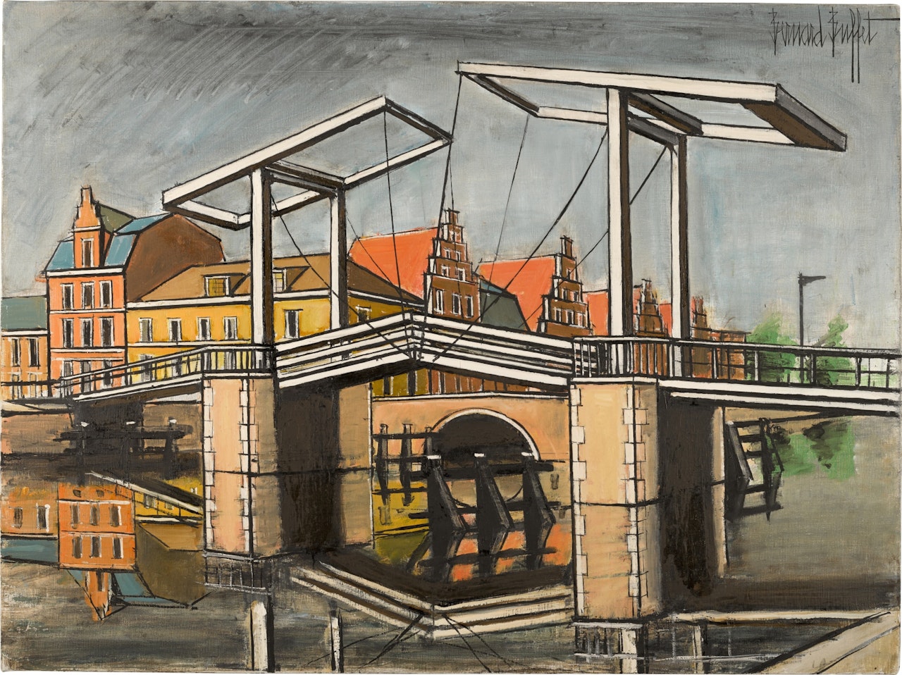 Le Pont levant, Haarlem by Bernard Buffet