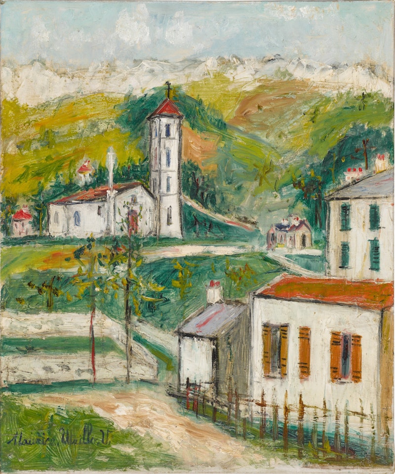 Paysage en Corse by Maurice Utrillo