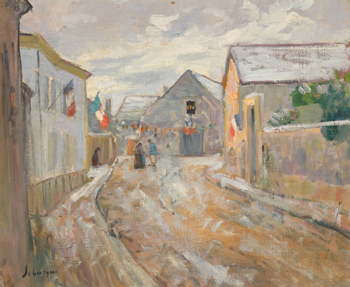 La Rue pavoisée by Henri Lebasque