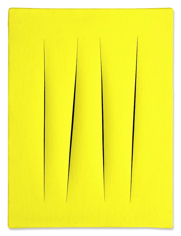 Concetto spaziale, Attese by Lucio Fontana