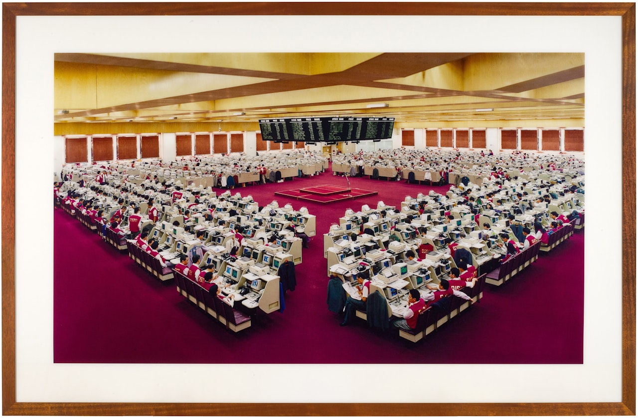 Hong Kong Stock Exchange II by Andreas Gursky