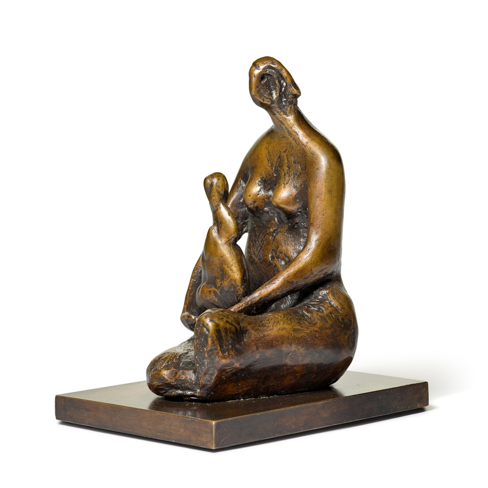 Seated Woman Holding Child by Henry Moore