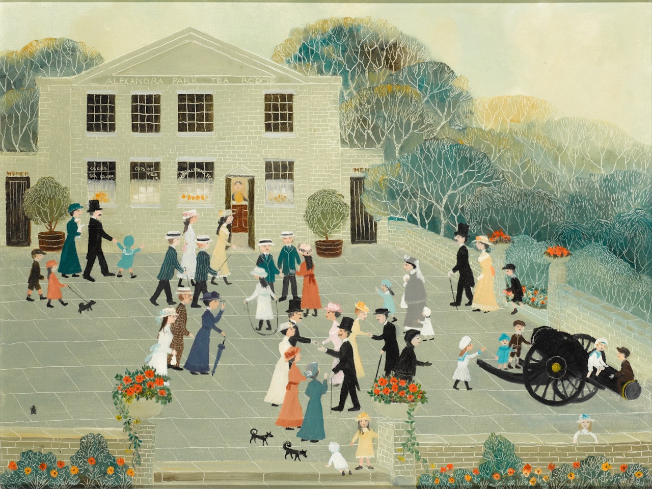 On Warm Sunday Evenings by Helen Bradley