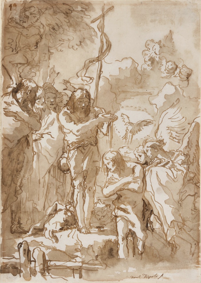 The Baptism of Christ by Giovanni Domenico Tiepolo