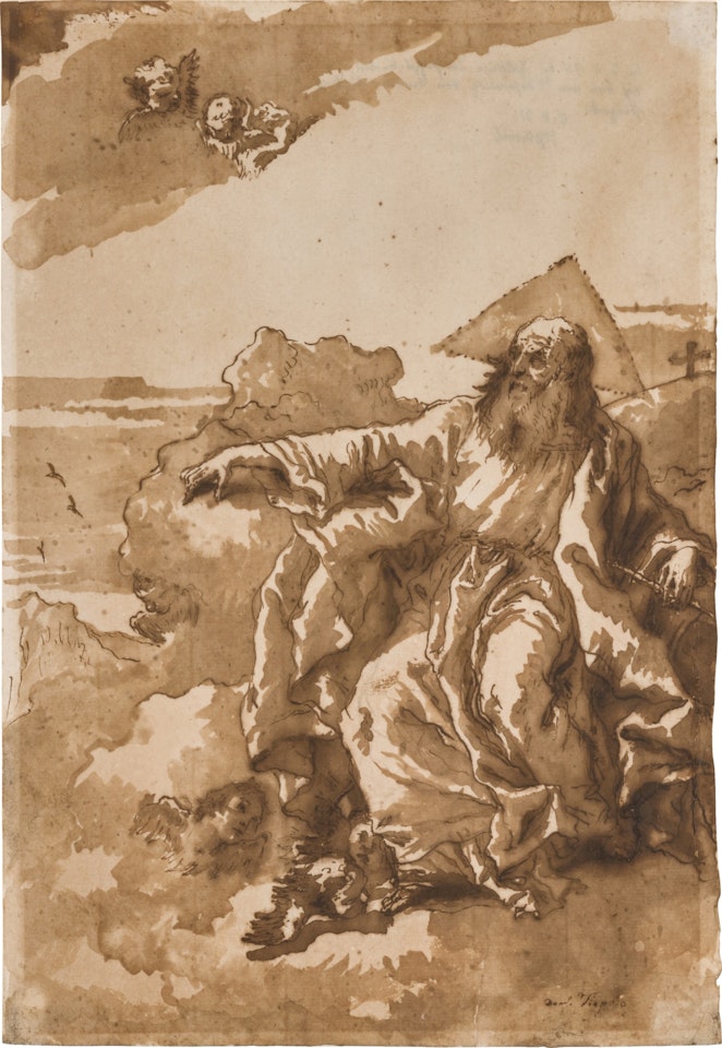 God the Father in Glory by Giovanni Domenico Tiepolo