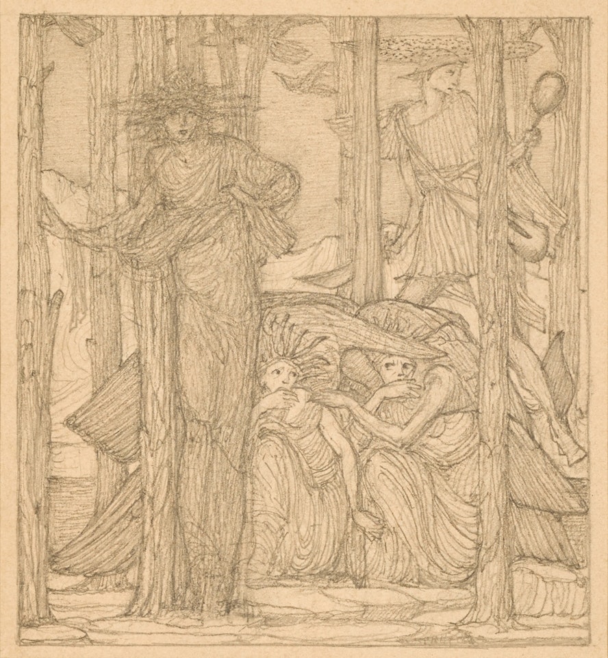 The Finding of Medusa by Edward Coley Burne-Jones