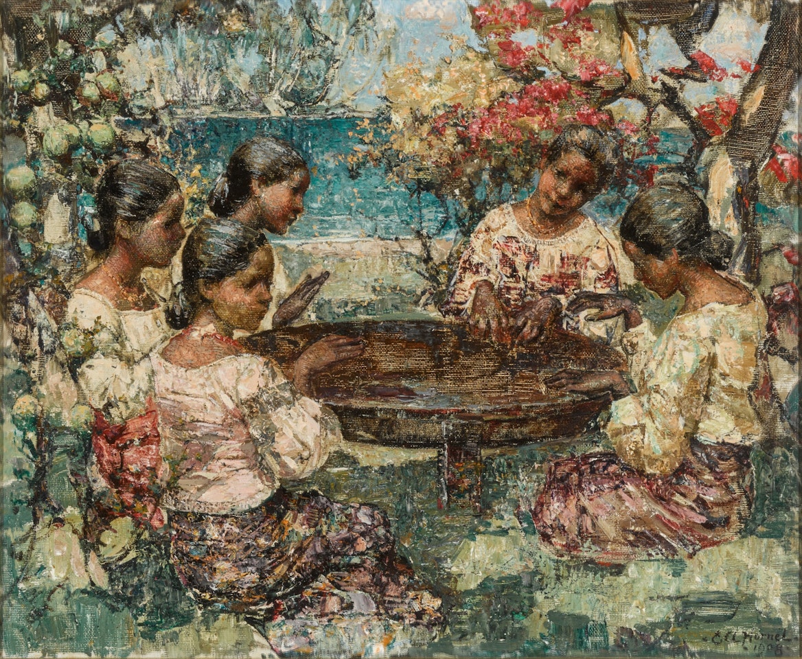 Tom Tom Players, Ceylon by Edward Atkinson Hornel