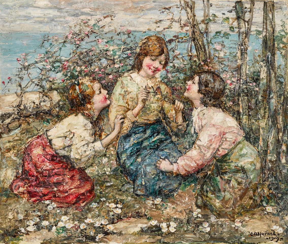 The butterfly by Edward Atkinson Hornel