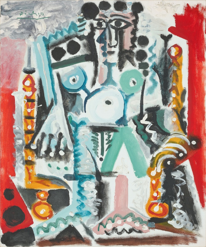 Nu assis dans un fauteuil by Pablo Picasso