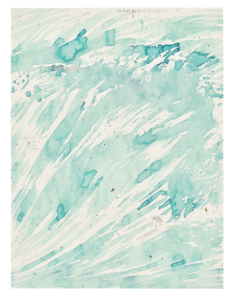 We Have Got To Go Up or Go Under by Raymond Pettibon