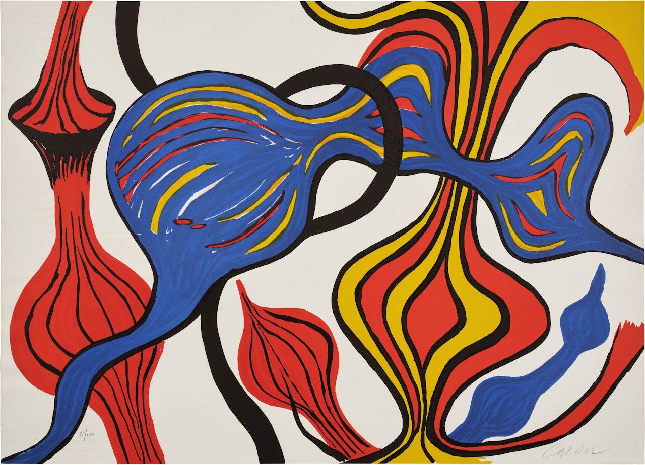 Les Oignons (Onions; Galactic System) by Alexander Calder
