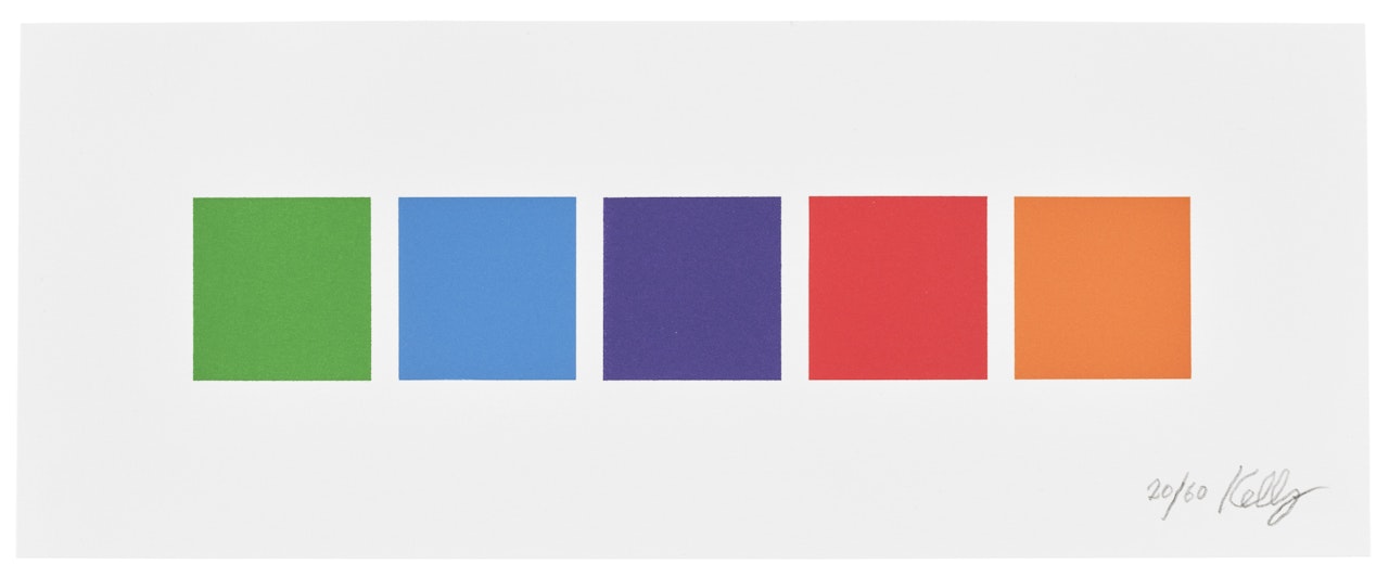 Color Squares 3 by Ellsworth Kelly